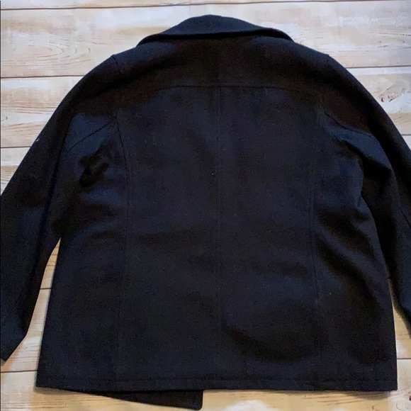 AEO Navy Blue Pea Coat Women’s Large - Picture 5 of 5